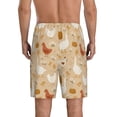 thumbnail image 3 of Daiia Autumn and Thanksgiving Mens Woven Stretch Pajama Short,Short Pajama Pants-3X-Large, 3 of 9