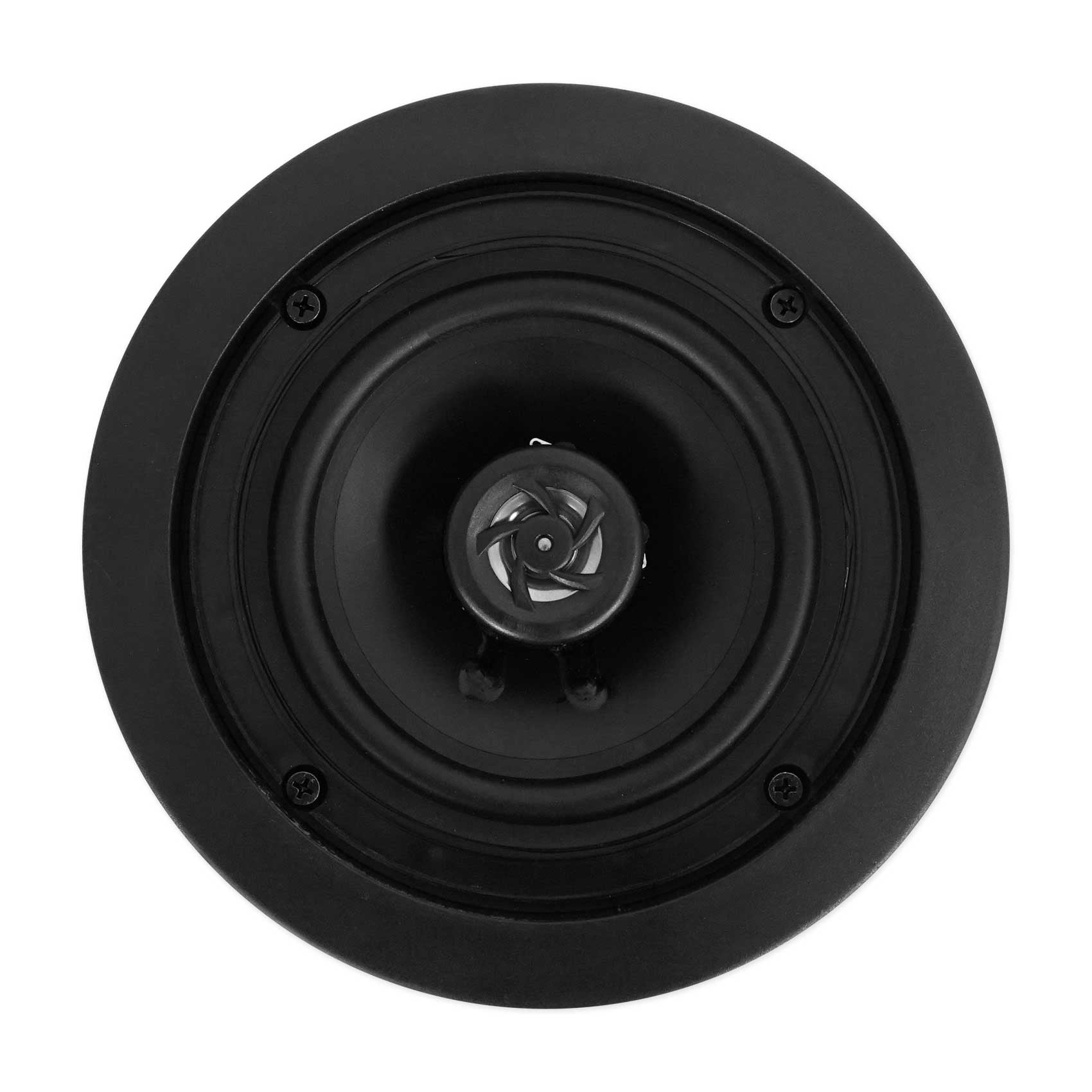 Technical Pro Home Theater Amplifier Receiver+(4) 5.25" Black Ceiling Speakers