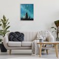 thumbnail image 4 of Stupell Industries Modern Cat Gazing at Stars Gray Framed Giclee Art, 24 x 30, by Ronald West, 4 of 8