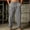 Gray, variant on WRFWUL Mens Casual Cargo Pants Elastic Waist Drawstring Sweatpants Outdoor Hiking Travel Trousers with Multiple Pockets