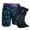 Peacock Green, variant on Men's Swing Shift Boxer Brief- Groove Sock Pack (Hilo, Large)