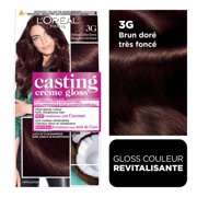 LOreal Healthy Look Creme Gloss Hair Color, 3G Darkest Golden Brown