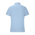 thumbnail image 4 of Aloohaidyvio George T Shirts for Men Big and Tall,Men's Casual Henley Shirts Classic Button Cotton Short Sleeve T-Shirt Summer Basic Solid Lightweight Tees Tops, 4 of 5