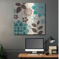 thumbnail image 5 of Luxe Metal Art 'Abstract Garden Blue II' by Veronique Charron, Metal Wall Art, 36"x36", 5 of 7