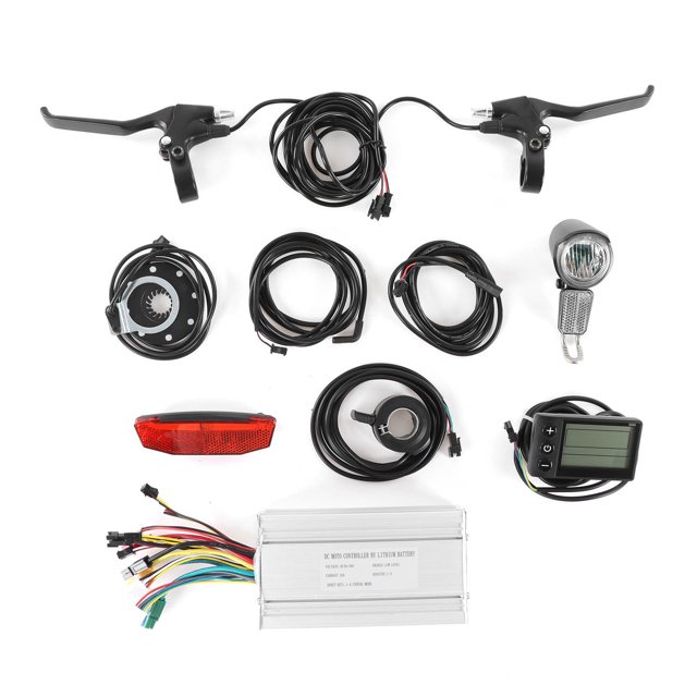 Electric Bike Motor Controller,30A Electric Bike Motor A Motor Controllerand LCD Panel Electric Bike Conversion Accessories Crafted with Care