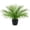 15'' Tall Black, variant on Fake Plant 15’’ Artificial Palm Plant in Matte Black Pot Realistic Faux Tropical Palm Tree Houseplant for Home Indoor Living Room Tabletop Bedroom Decorations