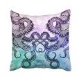 thumbnail image 1 of RYLABLUE Occult Abstract Octopus Hipster Drawn Modern With Polygon Crystal Symbol Sign Pillowcase Pillow Cushion Cover 18x18 inches, 1 of 1