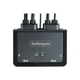 thumbnail image 3 of StarTech.com 2-Port USB-C Cable KVM Switch, 4K 60Hz DisplayPort Output, Compact KVM with 4ft/1.2m USB Type-C/Audio Integrated Cables, Bus Powered - Remote Push-Button/Hotkey Switching (C2-D46-UC2-CBL-KVM) - KVM / audio switch - compact - 2 x KVM / audio - 1 local user - desktop, 3 of 7