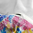 thumbnail image 5 of Textiles de Maison Housse de Couette Imprimée de Fleurs Colorées Ensemble de Housse de Couette Décoration Esthétique de Chambre Adulte, Jumeau (68"x86 Pouces), 5 of 5