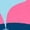Hot Pink, variant on Inktastic Whale Cute Blue Boys or Girls Long Sleeve Toddler T-Shirt