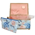 thumbnail image 2 of Cesta de costura SINGER Sew'n Stow Hydrangeas con bolsa con cierre, 2 of 9