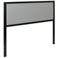 thumbnail image 2 of Merrick Lane Queen Size Headboard Light Gray Fabric Upholstered Headboard With Metal Frame and Adjustable Rail Slots, 2 of 12