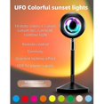 thumbnail image 3 of Luz ambiental de proyección de puesta de sol Rgb, luz nocturna LED, 360 grados, 3 of 4