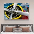 thumbnail image 4 of Póster de lienzo de avión de dos pisos, decoración de dormitorio, paisaje deportivo, decoración de oficina, regalo, estilo marco, 12 x 18 pulgadas (30 x 45 cm), 4 of 8