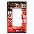 thumbnail image 6 of Metal Light Switch Plate Cover Cafe Diner Coffee Sign Red COF033, 6 of 13