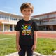 thumbnail image 5 of Tops de Manga Corta Linda con Impresión Gráfica para Niños Niños Y Niñas, Tela Suave Transpirable para la Temporada Escolar, Juego Informal, 5 of 9