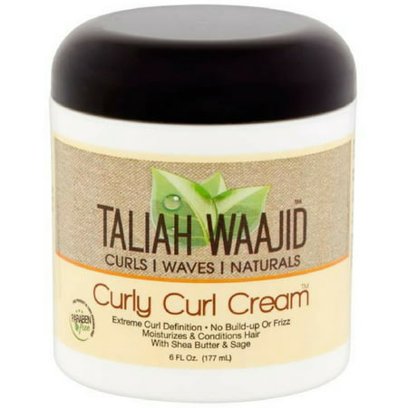Taliah Waajid Curls, Waves & Naturals Curly Curl Cream, 6 (Best Hair Products For Thick Curly Frizzy Hair)