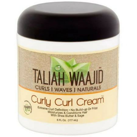 Taliah Waajid Curls, Waves & Naturals Curly Curl Cream, 6 (The Best Curly Hair Products For Natural Hair)