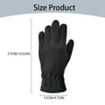 thumbnail image 3 of Plush Five-Finger Gloves, Tough Outdoors Fleece Gloves, Home and Kitchen, 1 Pair of Fleece Five-Finger Gloves, By Meiiso, 3 of 8