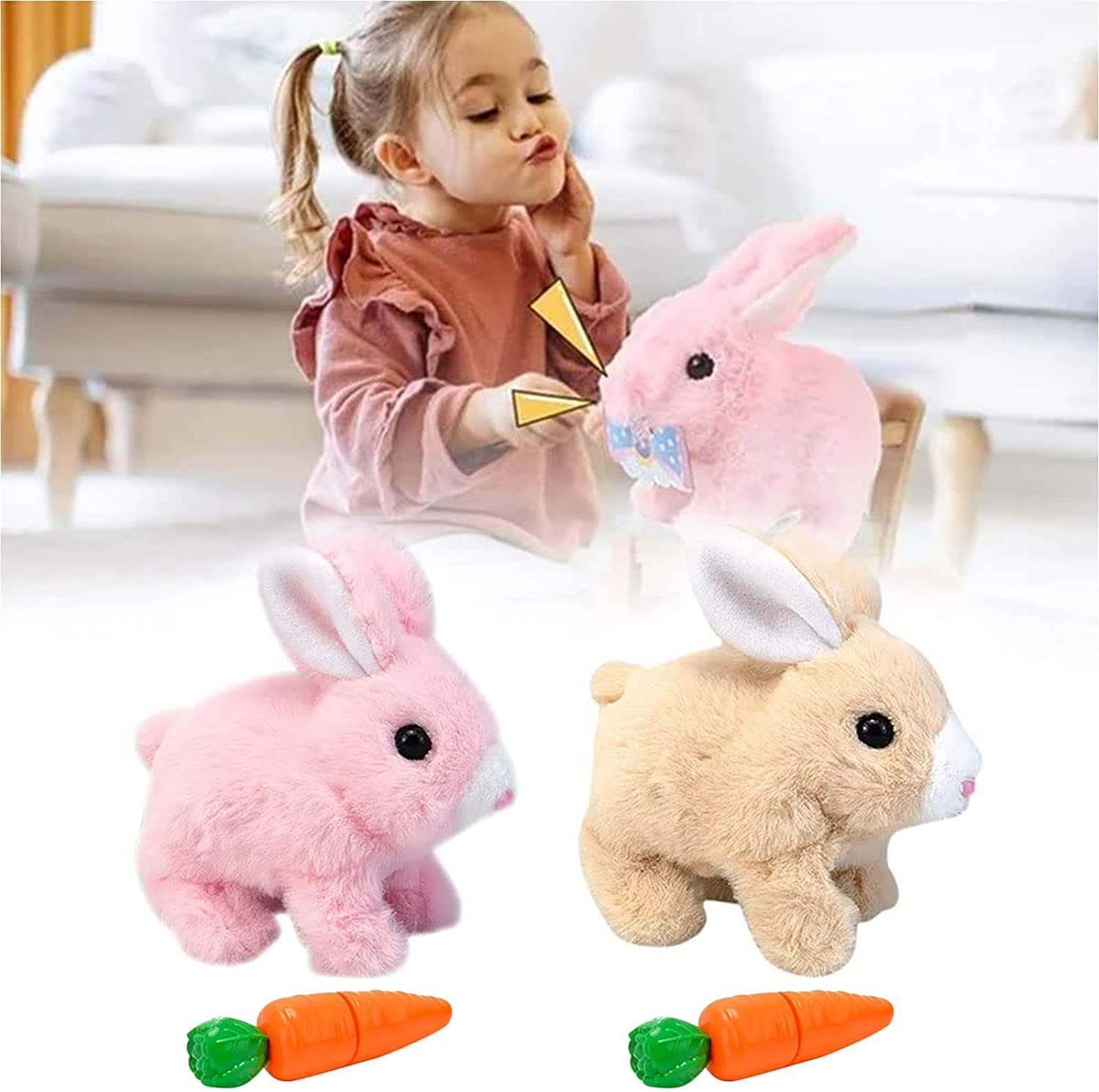Bunny Toys Educational Interactive Toys Bunnies Can Walk and Talk