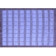 thumbnail image 1 of Ahgly Company Machine Washable Indoor Rectangle Checkered Blue Modern Area Rugs, 7' x 9', 1 of 4