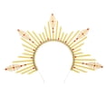 thumbnail image 1 of EeaseMX Diadema con halo virgen, tocado con rayos de sol, corona de pelo retro para dama, 1 of 7