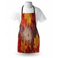 thumbnail image 4 of Fall Apron, Bunch of Autumn Leaves on Shabby Wood Surface September October Nature Themed, Unisex Kitchen Bib with Adjustable Neck for Cooking Gardening, Adult Size, Multicolor, by Ambesonne, 4 of 4