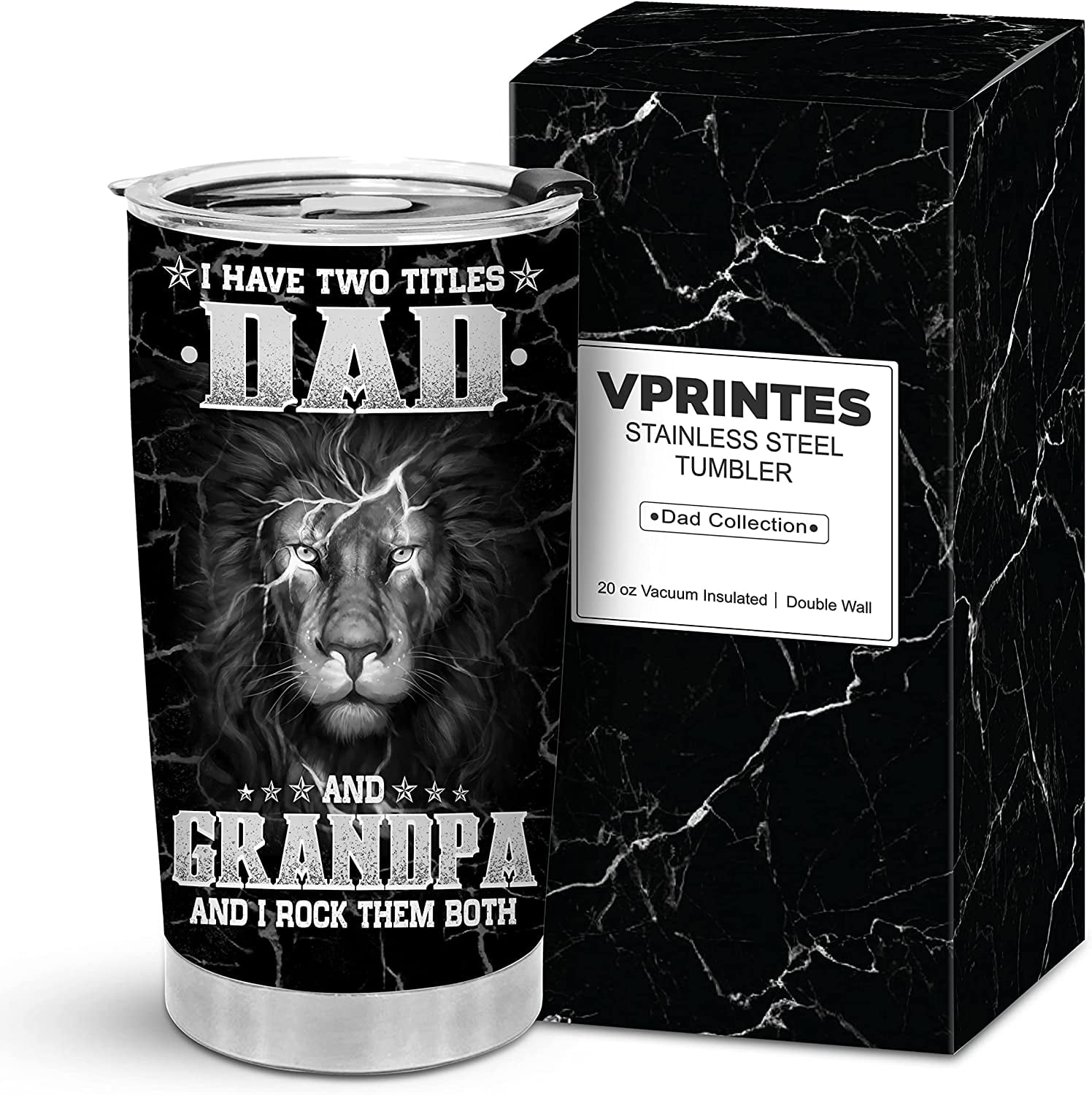 Best Grandpa Ever Travel Coffee Mug Father's Day Gift Tumbler 20 Oz Travel  Mug ET0029 