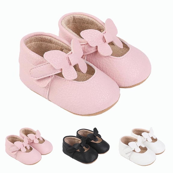 YHAJDS Baby Girls First Walkers Rubber Sole Non Slip Breathable Summer Shoes