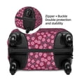 thumbnail image 3 of Haiem Flowers With Green Leaves Luggage Cover Printed Suitcase Covers for Luggage Elastic Washable Suitcase Protector Fits 18-32 Inch Luggage-Small, 3 of 8