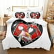 thumbnail image 4 of Juego de ropa de cama de pesadilla antes de Navidad, funda de edredón de Jack Skellington, funda de almohada de Anime, decoración de Halloween, Spead, dormitorio, 4 of 5
