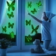 thumbnail image 4 of Pegatina de pared de mariposa 3D luminosa para dormitorio de niños, calcomanía de pared de nevera para el hogar, decoración de papel tapiz que brilla en la oscuridad, 12/24 piezas, 4 of 4