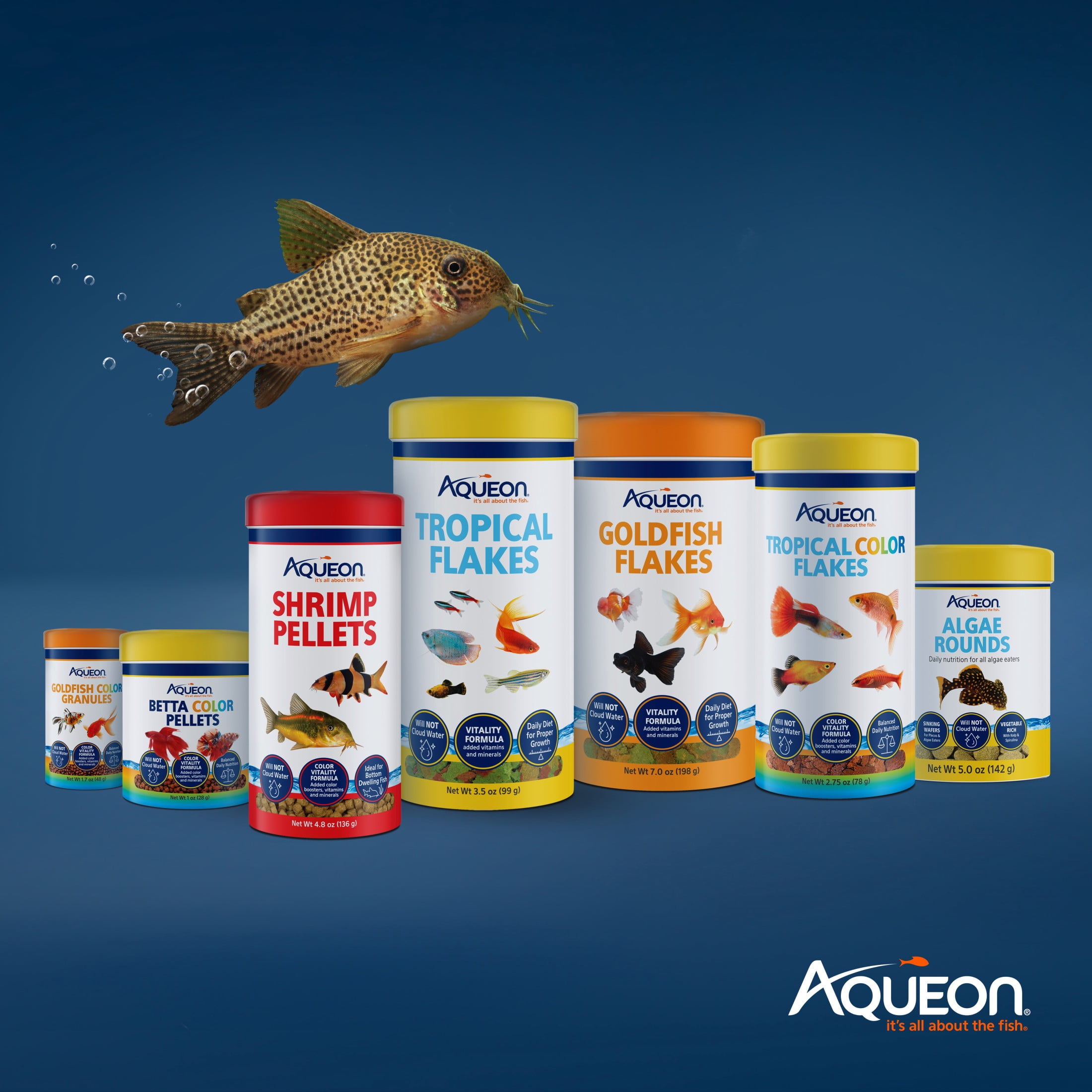 Aqueon Algae Rounds, Fish Food 5 Ounces