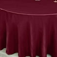 thumbnail image 5 of BalsaCircle 120" Round Satin Tablecloth Burgundy, 5 of 8