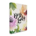 thumbnail image 3 of Stupell Industries Boss Lady Girl Power Calligraphy Flower Blossom Border Canvas Wall Art, 36 x 48, Design by Amy Brinkman, 3 of 5