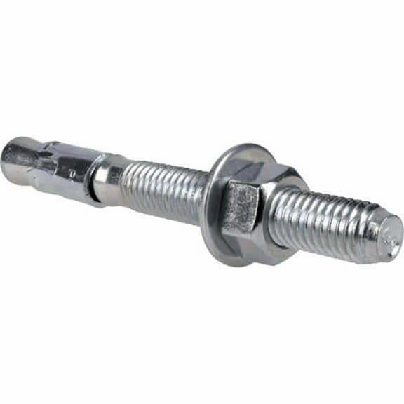 Hillman Fasteners 371940 0.5 x 4.25 in. Zinc Power Stud Plus Wedge Anchor - 25 Count