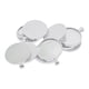 thumbnail image 4 of 10 piezas de metal plateado bandejas colgantes espacios en gema bisel espacios en colgantes cabujón bisel configuración bandeja perfecl Bandejas colgantes en blanco de aleación, 4 of 7