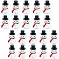 thumbnail image 5 of Howooi 50pcs Resin Craft Mini Snowman Decoration Desktop Miniature Christmas Snowman Statue Xmas Theme Decor, 5 of 8