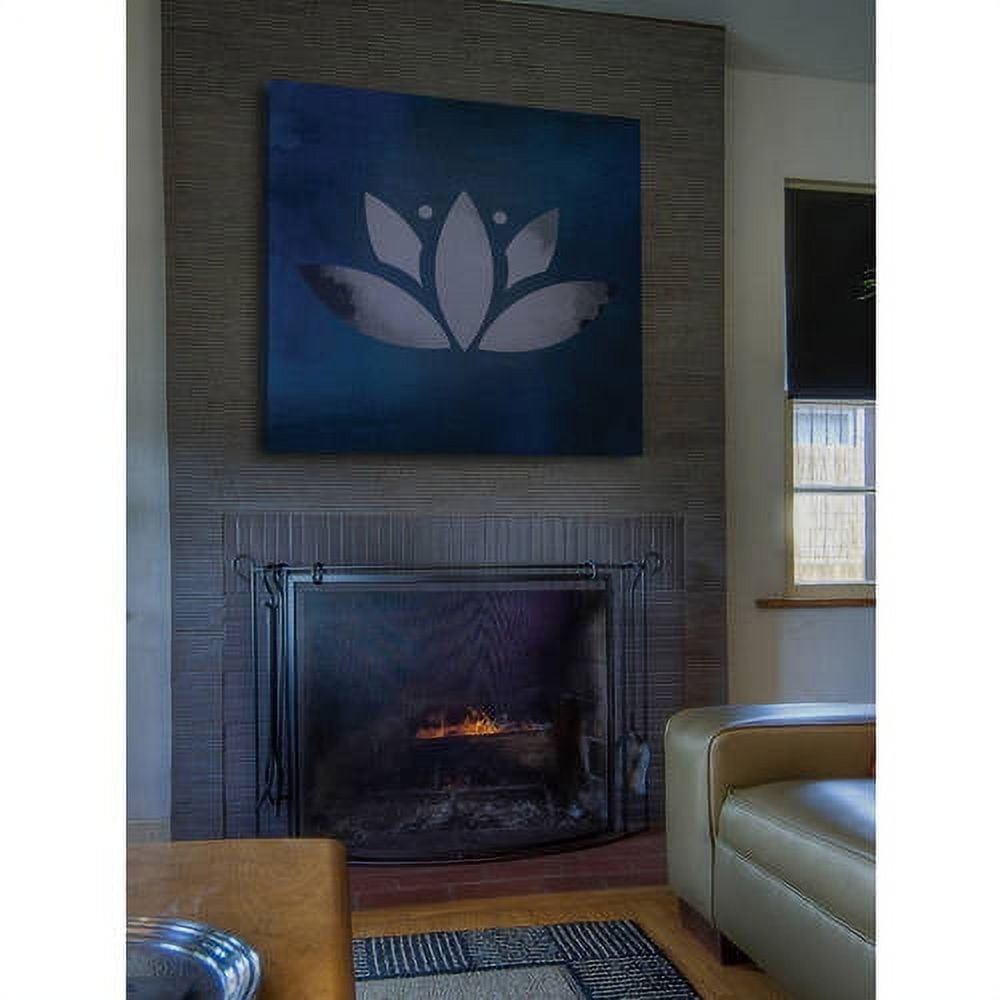 "Lotus Leaf" Painting Print on Wrapped Canvas