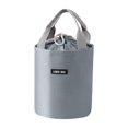 thumbnail image 2 of Lunch Bag Reusable Portable Bento Bag Insulated Cooler Bag Bucket Leakproof Lunch Bag for Work Picnic Outdoor (Gray), 2 of 6