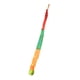 thumbnail image 1 of Bola de arcoíris con cola, pelota de lanzamiento y agarre con cola, juguetes de poliéster para patio de juegos, entrenamiento sensorial para la naranja verde rojo, 1 of 8