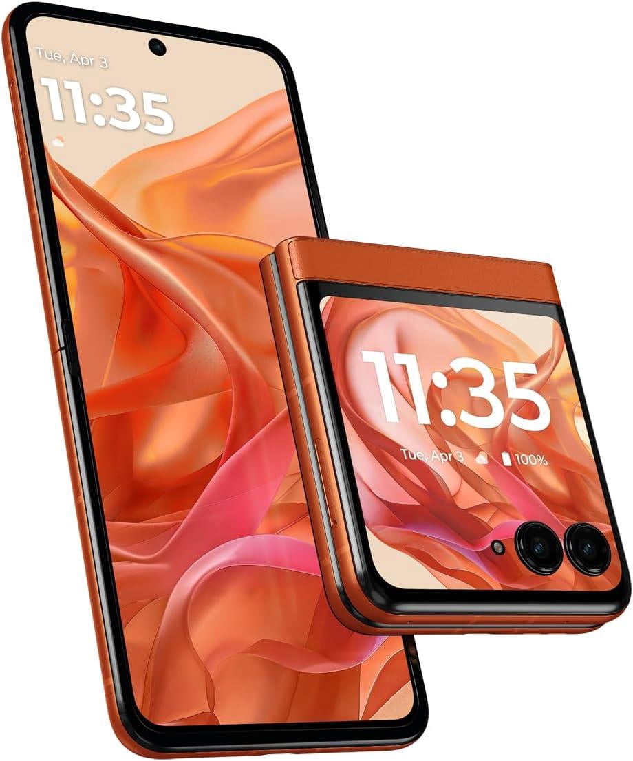Motorola Razr 50 - Carrier Unlocked - 256GB Spritz Orange
