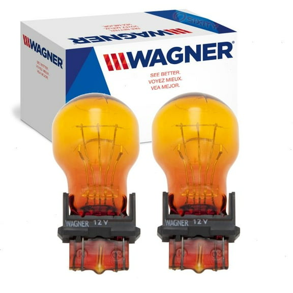 2 pc Wagner Front Turn Signal Light Bulbs compatible with Jeep Grand Cherokee 4.0L 4.7L L6 V8 2000-2010