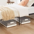 thumbnail image 3 of Grey Stackable Under Bed Storage (Set of 2), 3 of 9