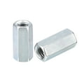 thumbnail image 1 of Unique Bargains 5pcs M8x12x25mm Coupling Nuts, Galvanized Carbon Steel (New), 1 of 4