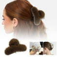 thumbnail image 1 of Stylish Barrettes For Effortless Hair Styling Hair Accessories For All Hair Types Elegant And Practical Hair Clips Soft Mink Velvet Material Perfect For Quick Hair Fixes, 1 of 5