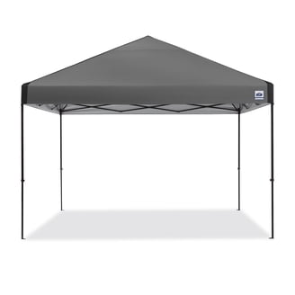 E-Z UP, Instant Shelter, 10' x 10', Steel Gray with Adjustable