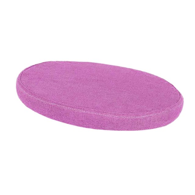 Funda de Repuesto para Reposapiés Y Taburete, Funda para Cojín de Asiento de Sil forma forma forma , 28 Cm de Diámetro, 5 Cm Púrpura perfecl Cubierta redonda para taburete