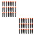 thumbnail image 1 of Vogacara Reemplazo de repuesto de juguete de tiro para niños, 80 piezas, portátil, reutilizable, EVA, juguetes de , accesorios, suministros naranja negro 2Conjunto, 1 of 6
