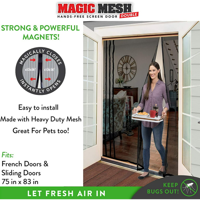 Custom Magic Screen Door, Magic Mesh Custom Sizes